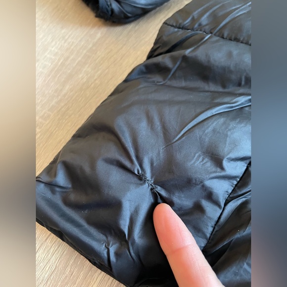 MICHAEL KORS Long Black Packable Warm Winter Puffer Jacket. Size M - Picture 15 of 16